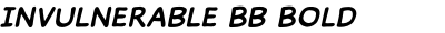 Invulnerable BB Bold Italic